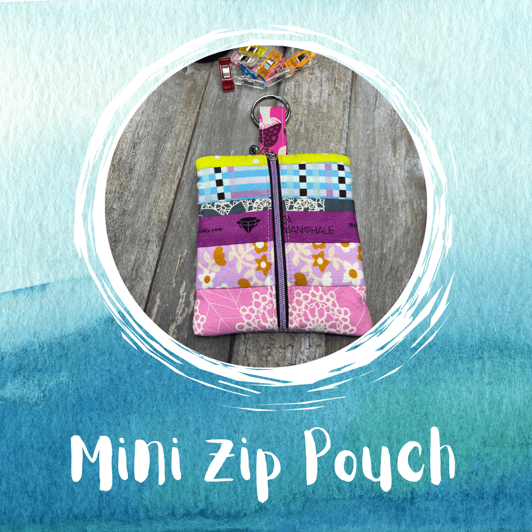 Mini Zip Pouch - Uphouse Crafts