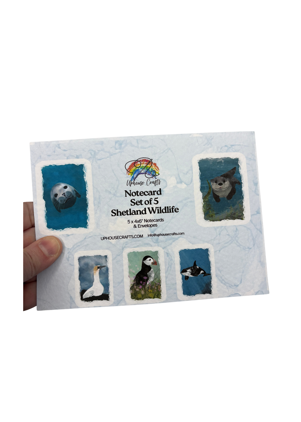 Wholesale | Greetings Card | Shetland Wildlife - Set of 5 Notecards (BOX OF 10)