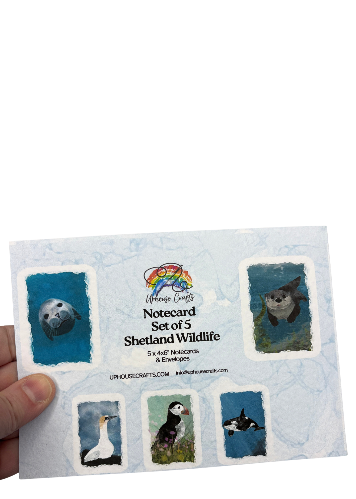 Wholesale | Greetings Card | Shetland Wildlife - Set of 5 Notecards (BOX OF 10)