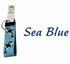 Wholesale | Handmade Cotton Aque, Sea Blue & Purple Orca Keyring (Mixed BOX of 10)
