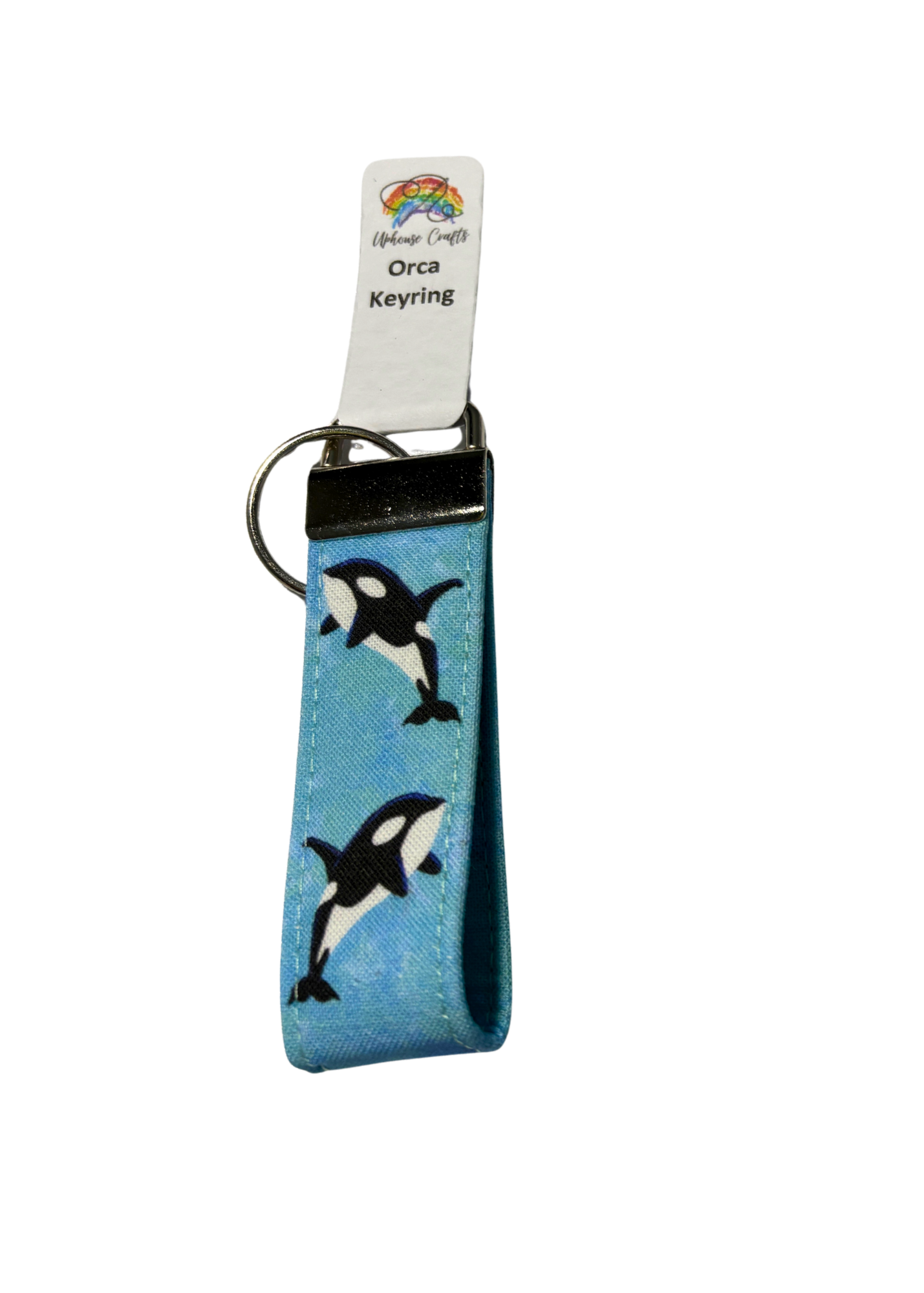 Keyring | Aqua, Sea Blue & Pueple Orca