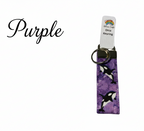 Keyring | Aqua, Sea Blue & Pueple Orca