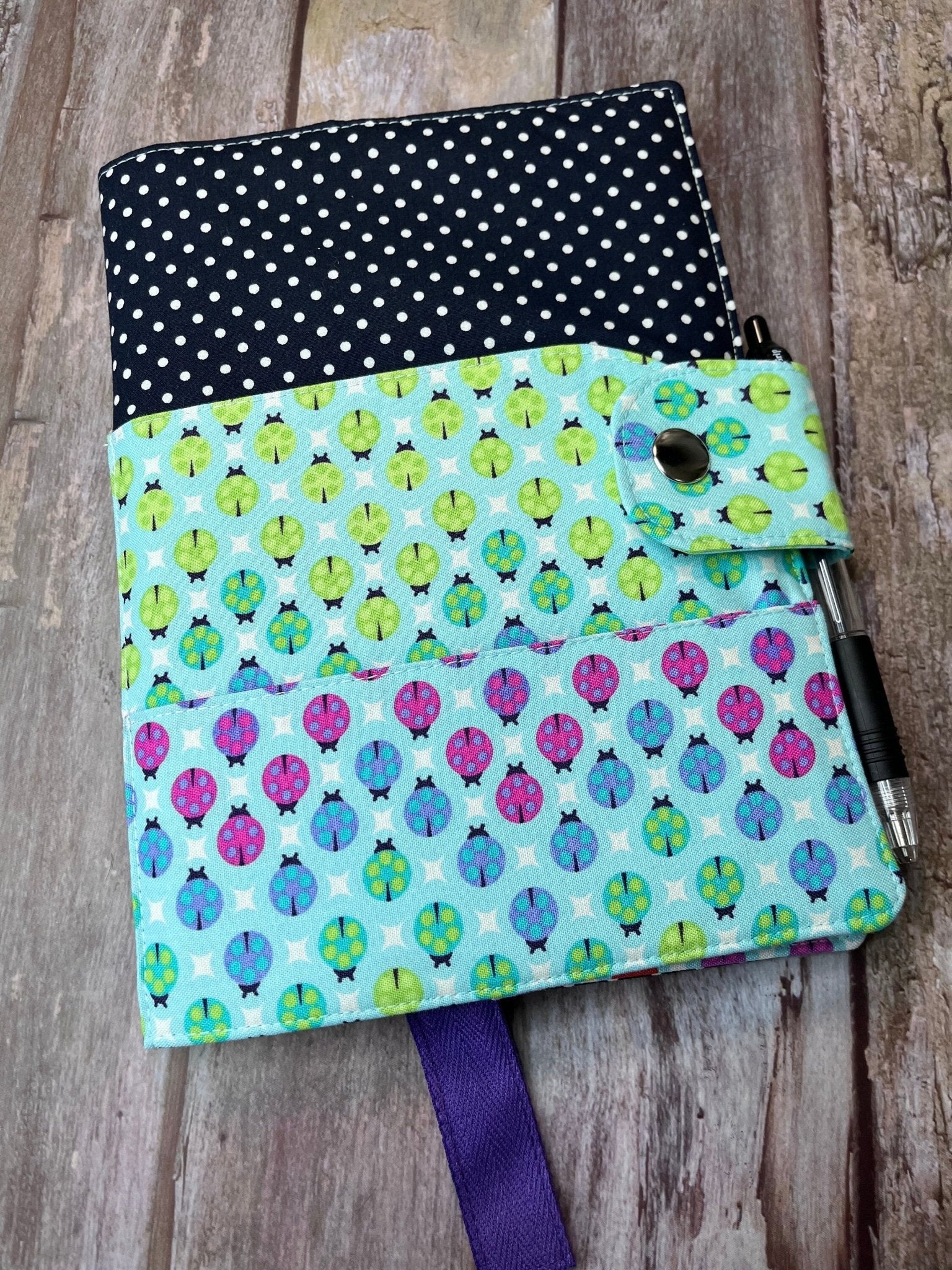 A5 Cotton Covered Grid Rule Notebook - Various - Uphouse Crafts