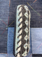 Aqua Grey Sheep Wool Purse - Uphouse Crafts