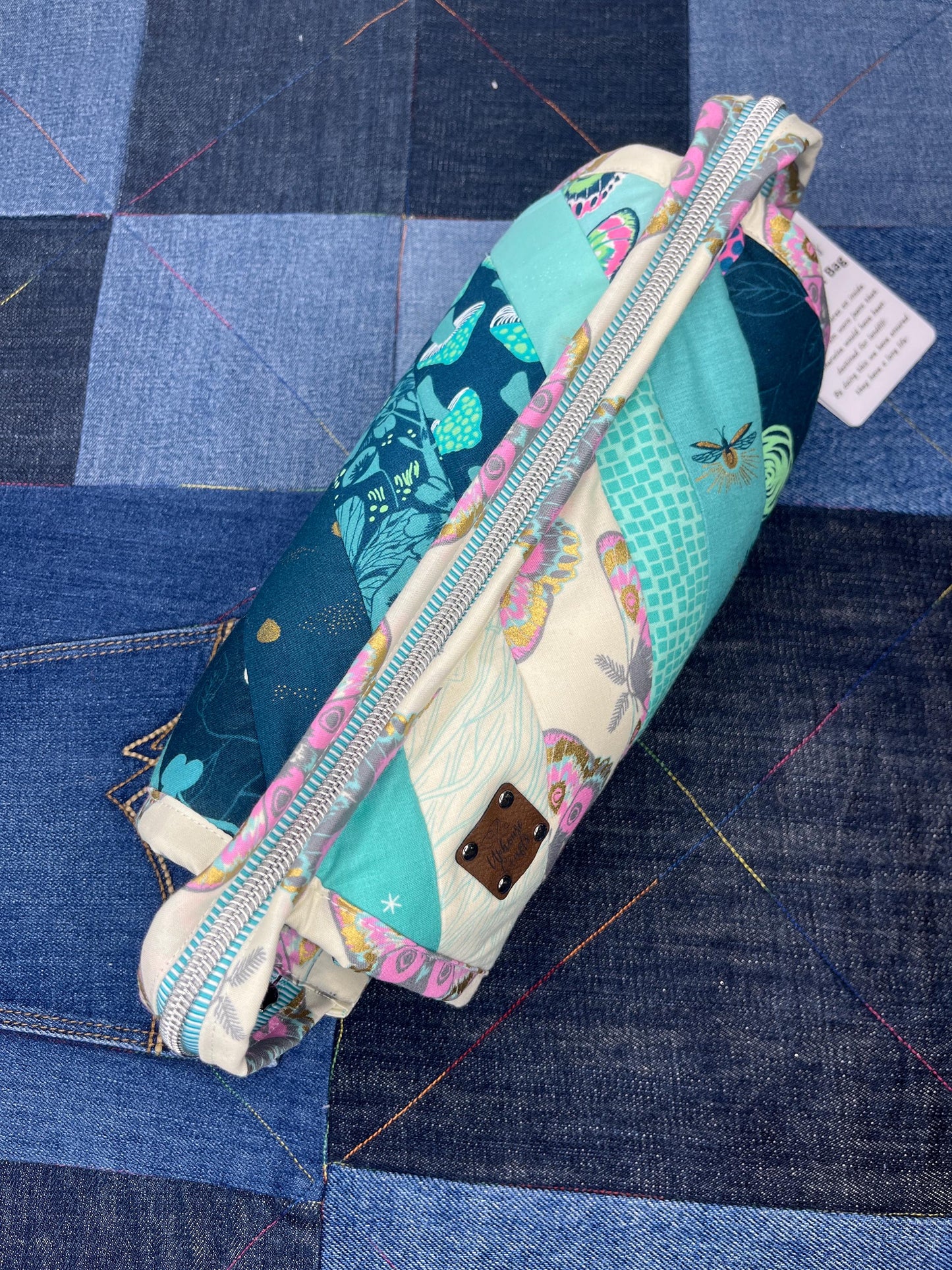 Sew Together Bag | Aqua Pink Green