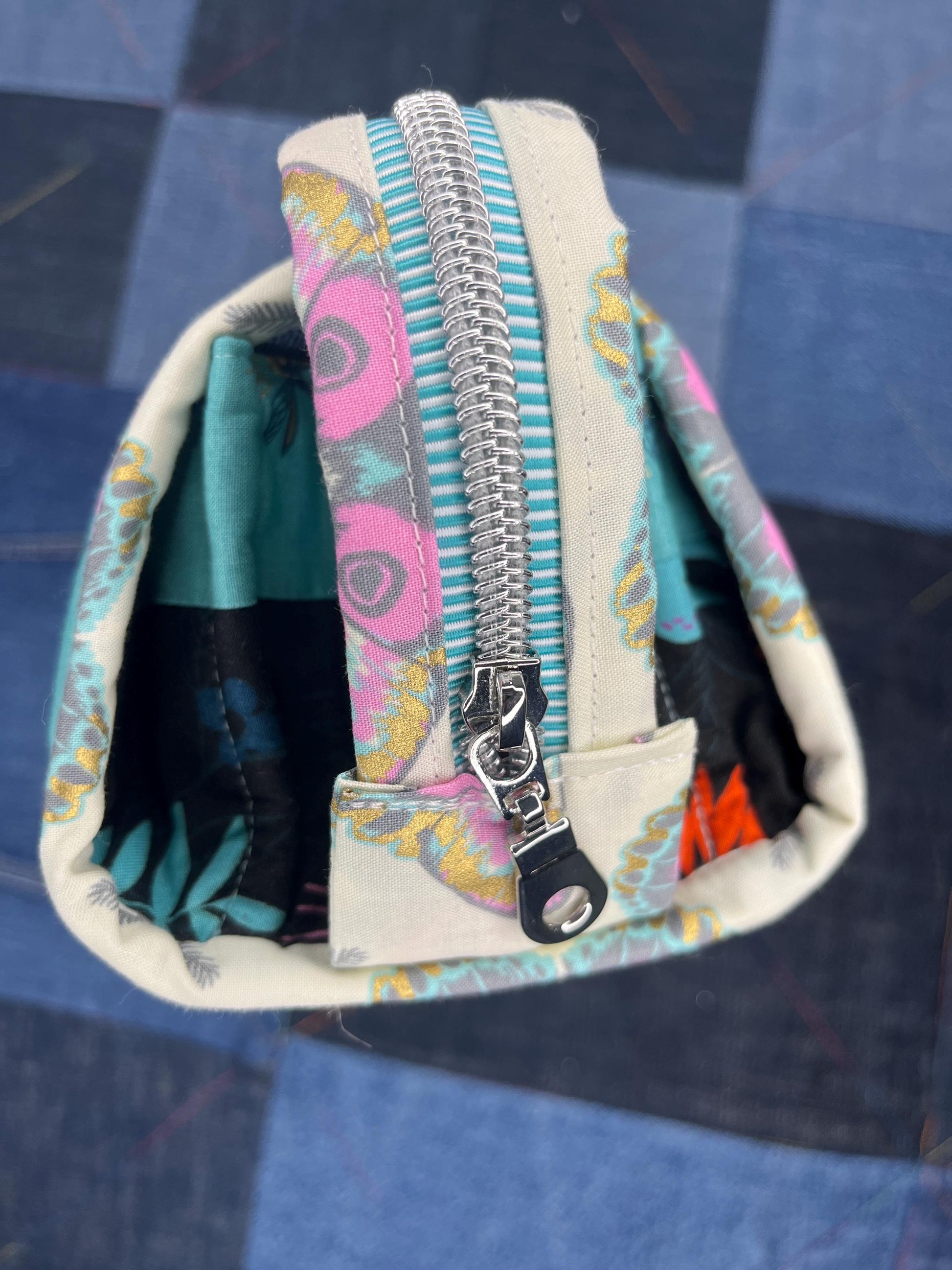 Sew Together Bag | Aqua Pink Green