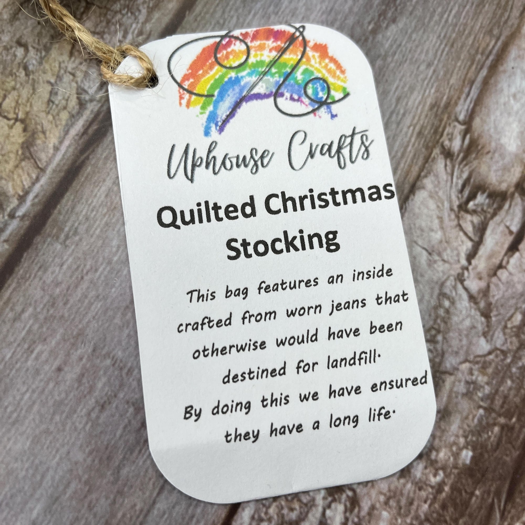 Christmas Stocking | Tweed & Denim | Shetland Hibernal Heather