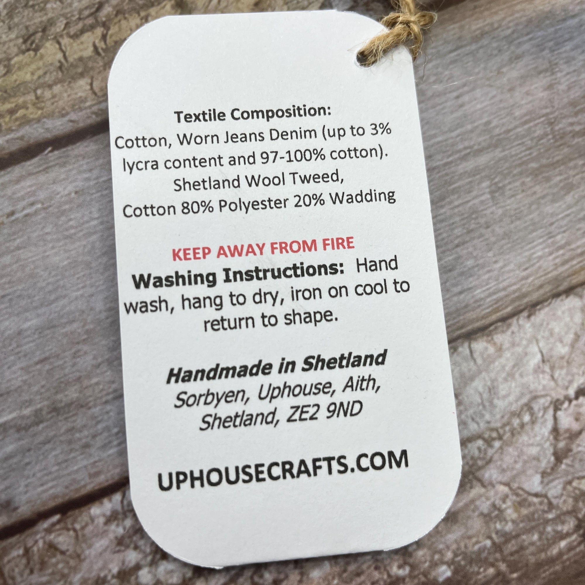 Christmas Stocking | Tweed & Denim | Shetland Hibernal Heather
