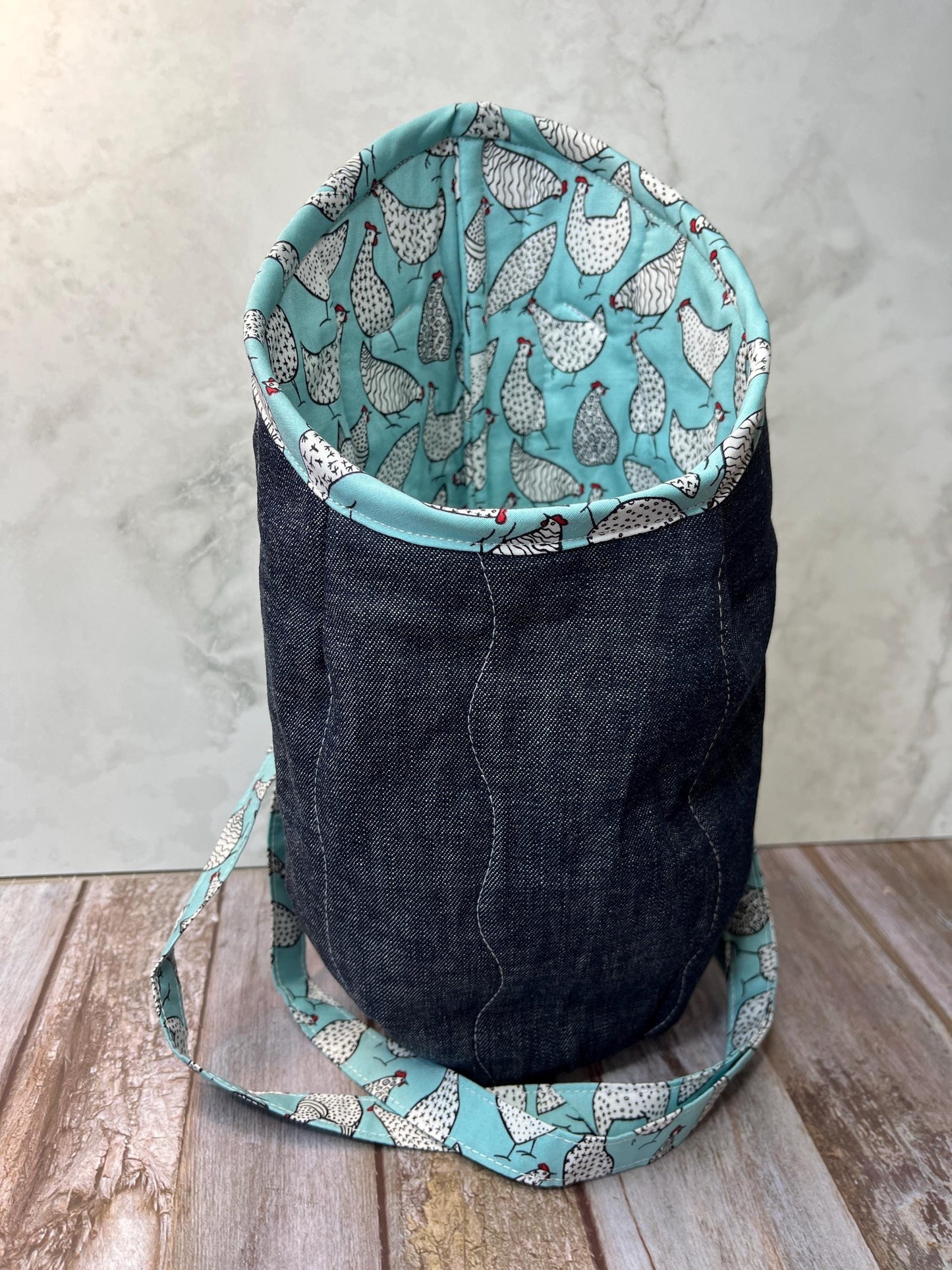 Clothes Peg Bag | Mint Chicken Denim