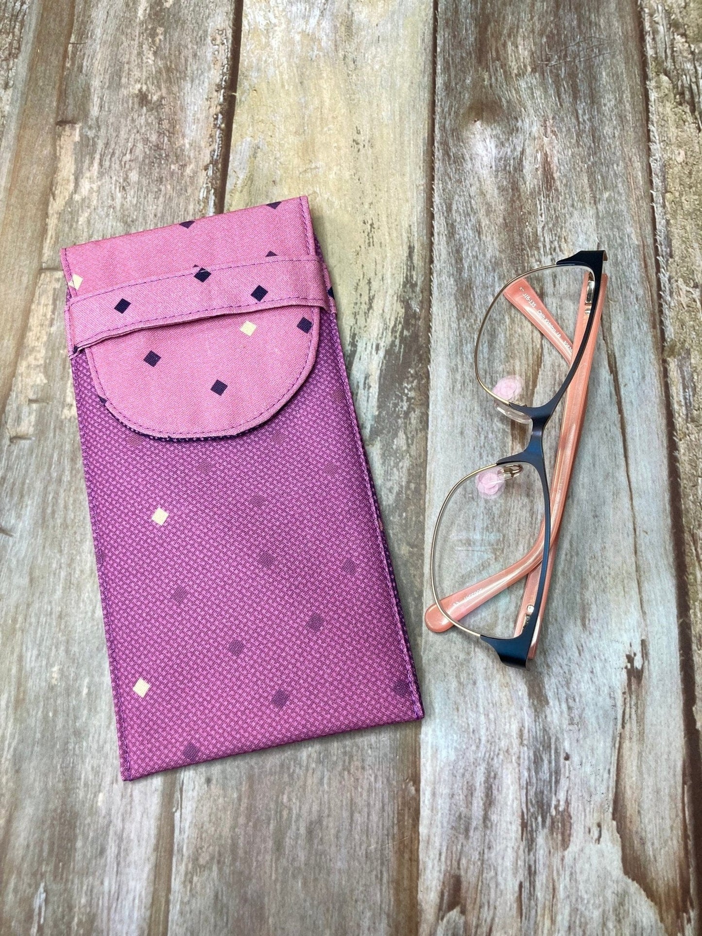 Glasses Case | Dusky Pink Style 2