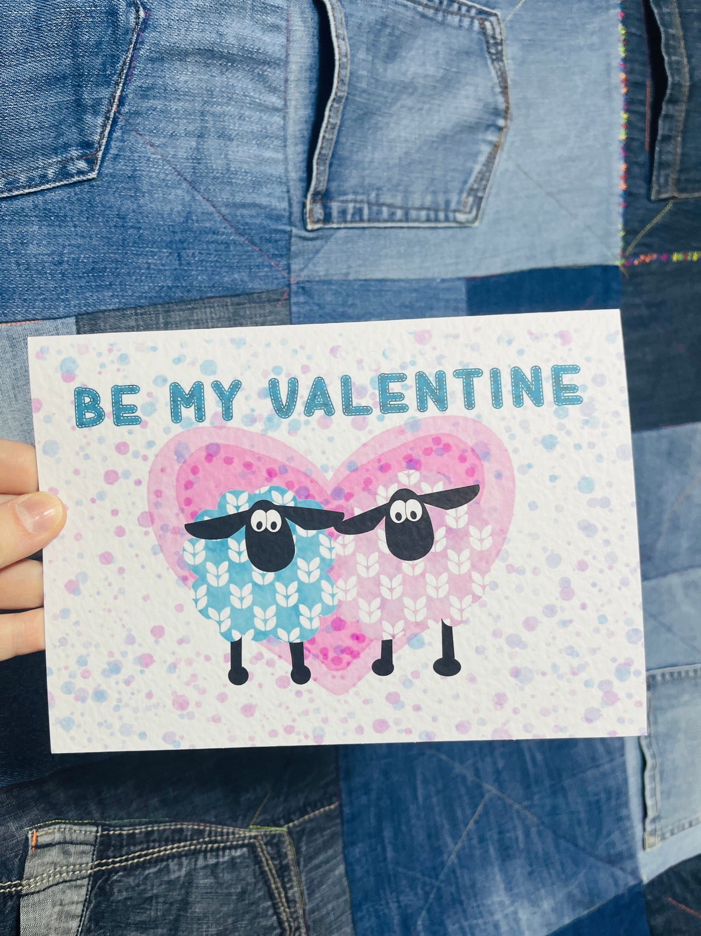 Greetings Card | I Wooly Love You - Personalised Birthday Card, Anniversary Card, Valentines Card