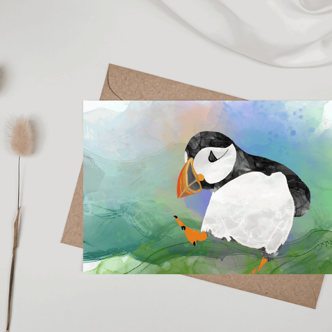 Greetings Card | Puffin - Set of 5 Notecards