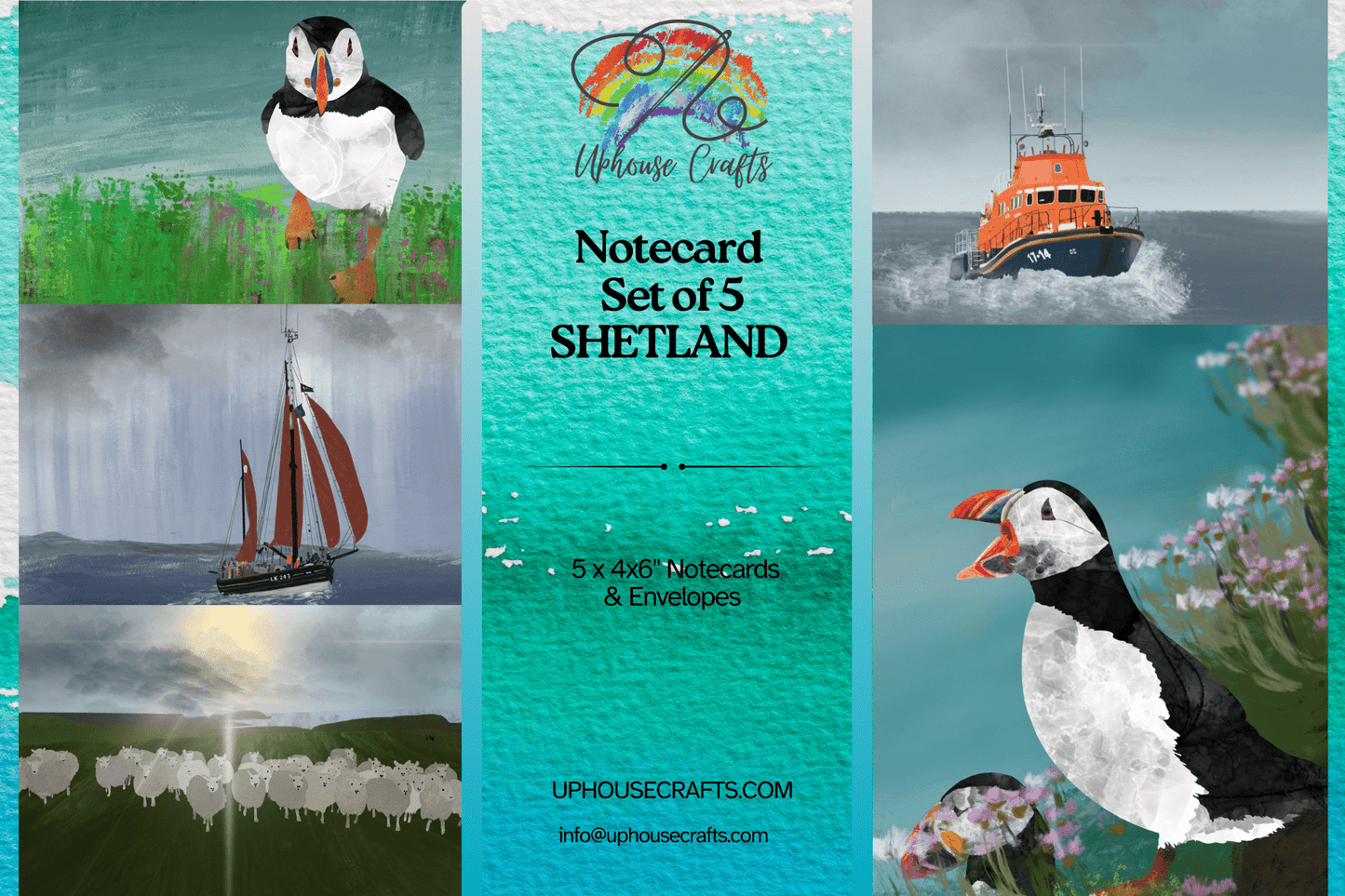 Greetings Card | Shetland - Set of 5 Notecards