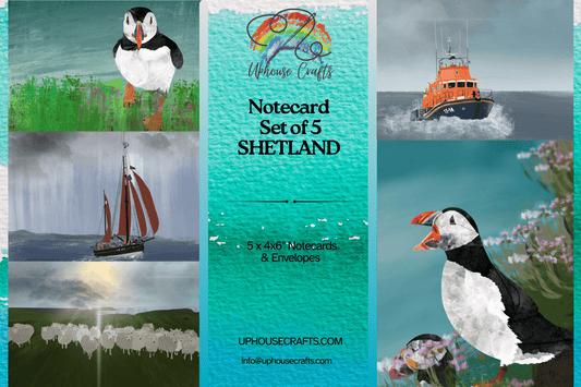 Greetings Card | Shetland - Set of 5 Notecards - Uphouse Crafts