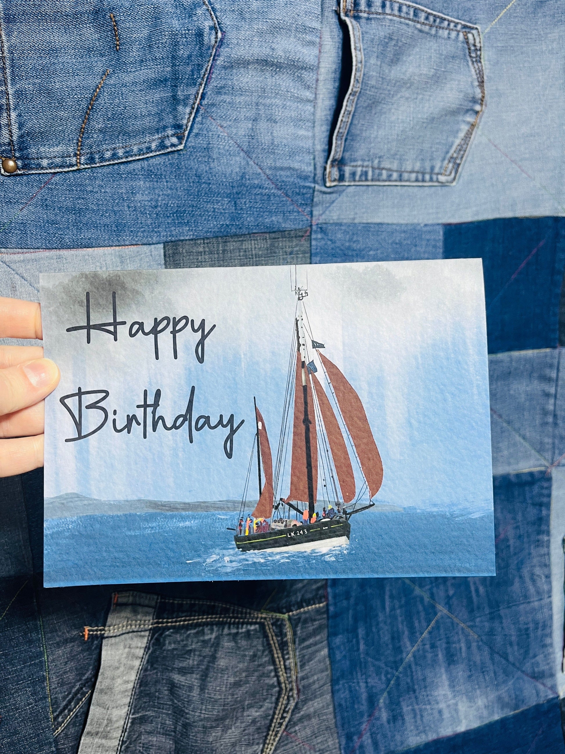 Greetings Card | The Swan LK243 - Personalised Birthday Card, Anniversary Card, Get Well Soon