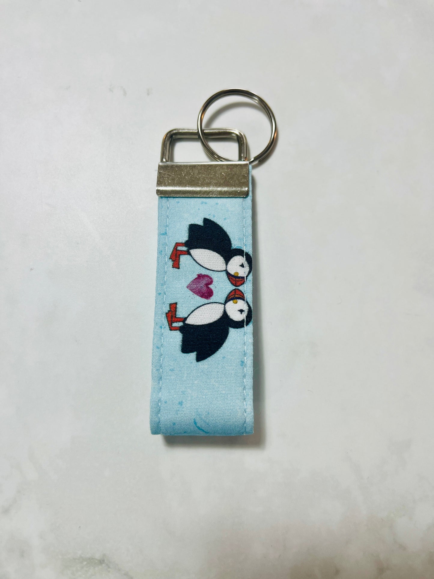 Handmade Puffin / Sheep Keyring - Uphouse Crafts