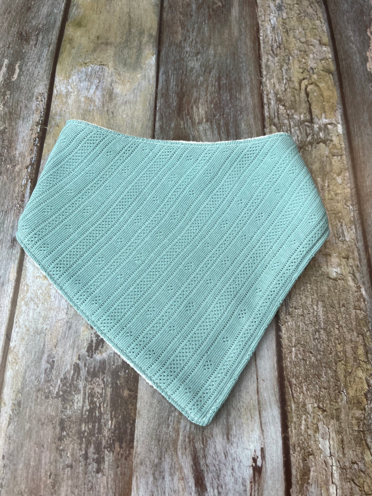 Baby Dribble Bib Pointelle Cotton Jersey - Uphouse Crafts