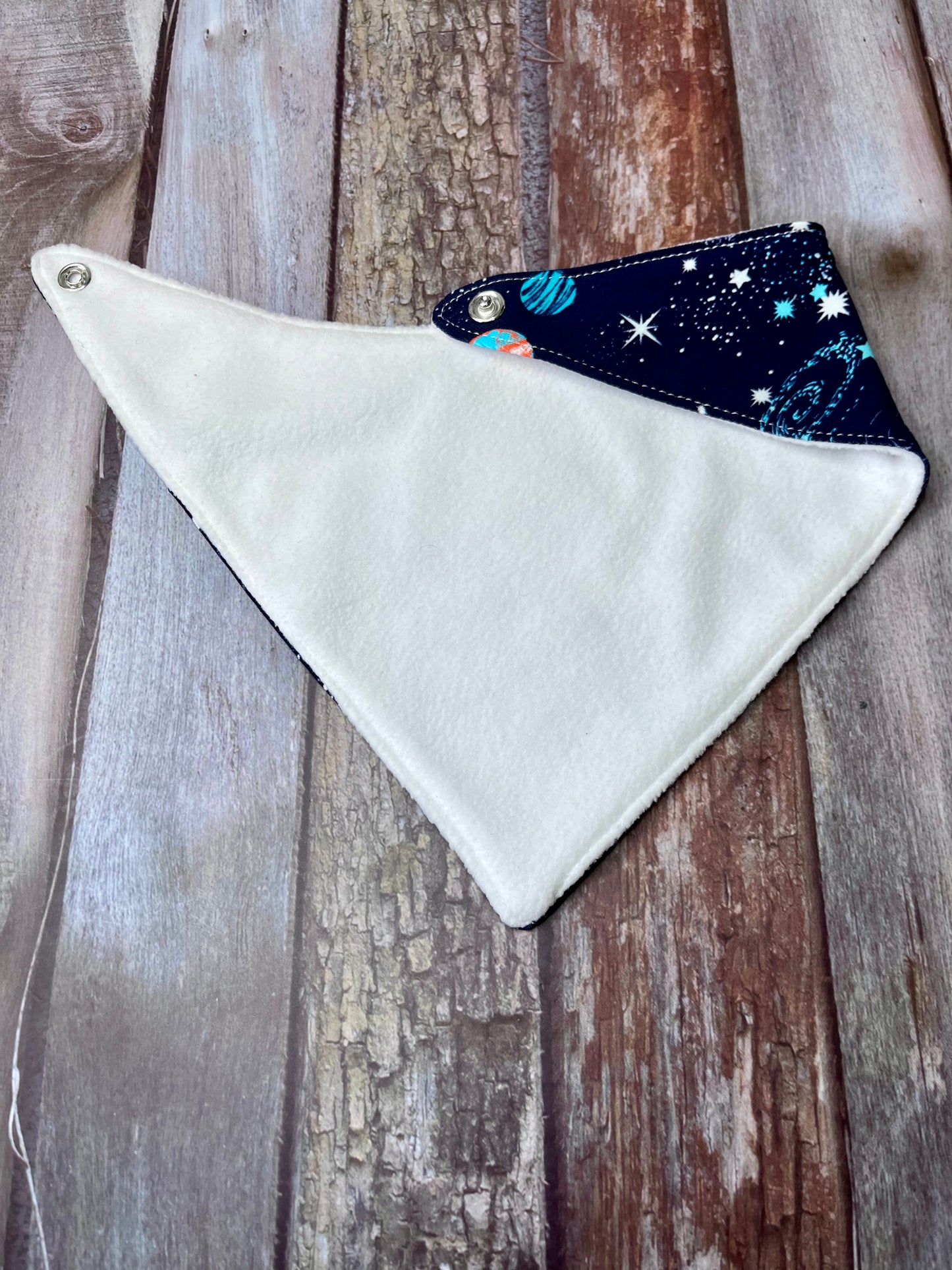 Baby Dribble Bandana Bib 0-12 months - Space - Uphouse Crafts