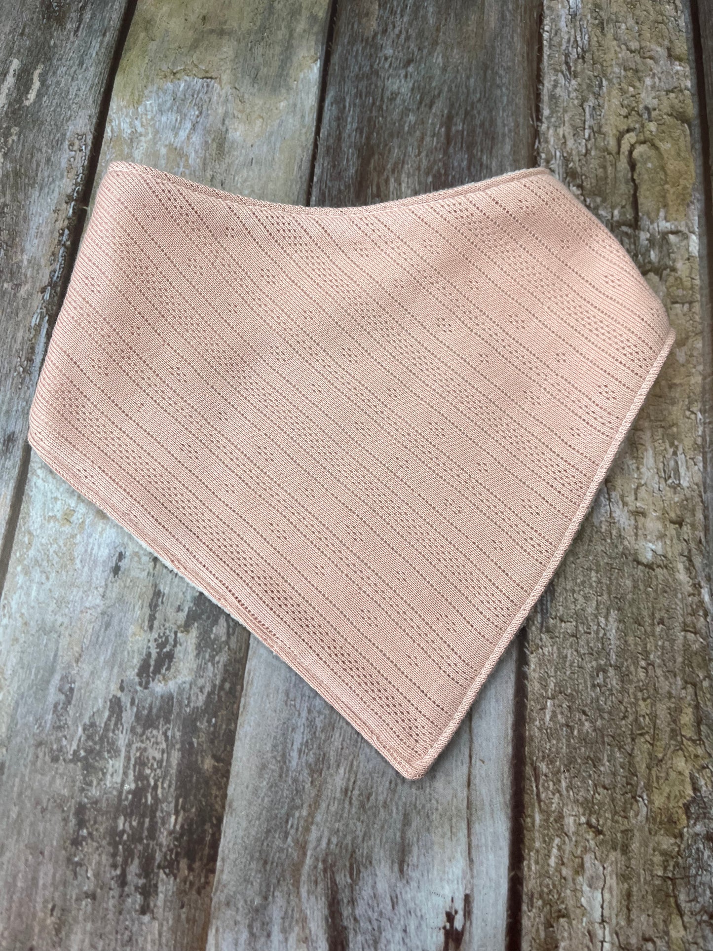 Baby Dribble Bib Pointelle Cotton Jersey - Uphouse Crafts