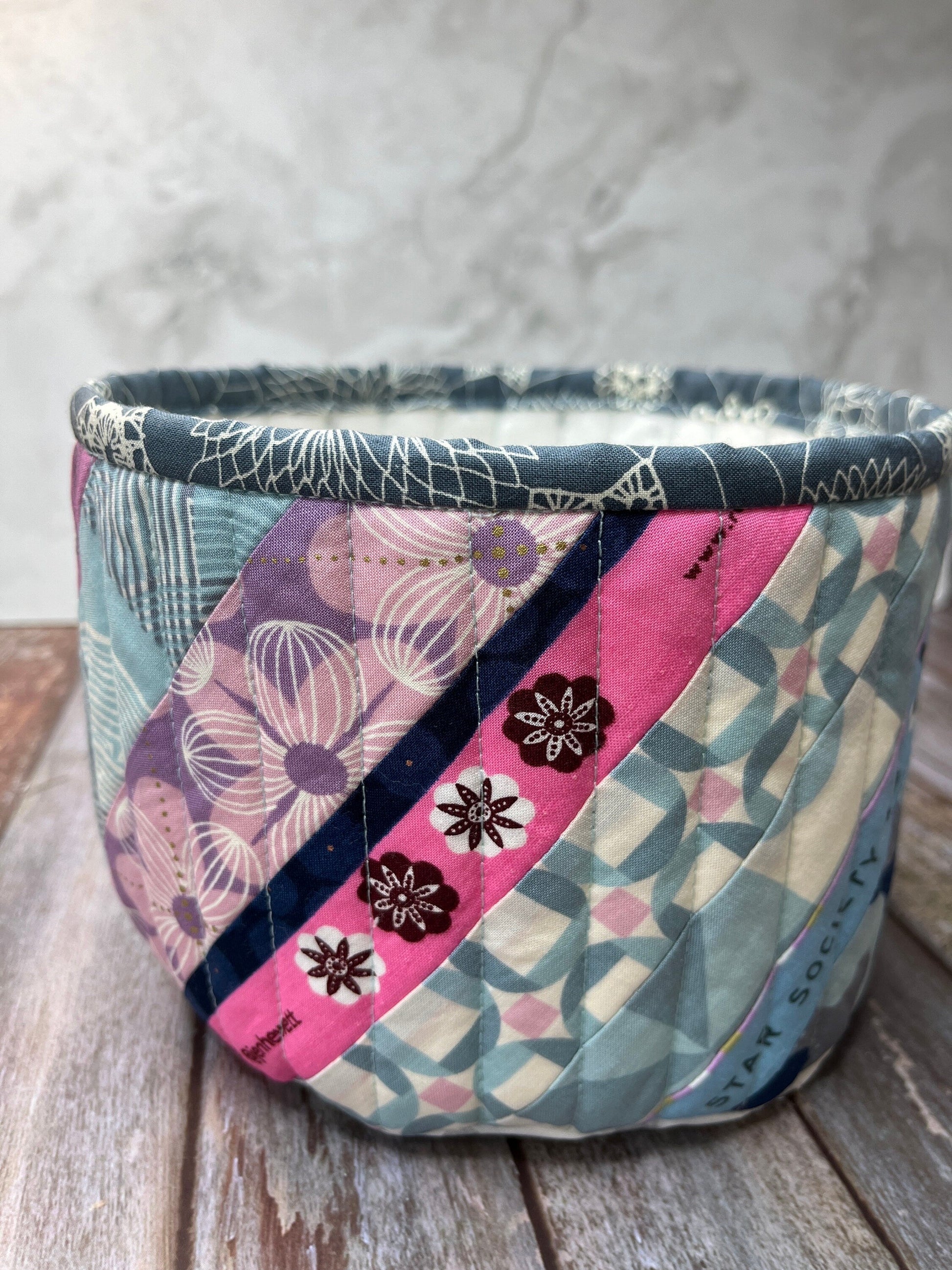 Large Fabric Tub Limited Edition No L202403 - Uphouse Crafts