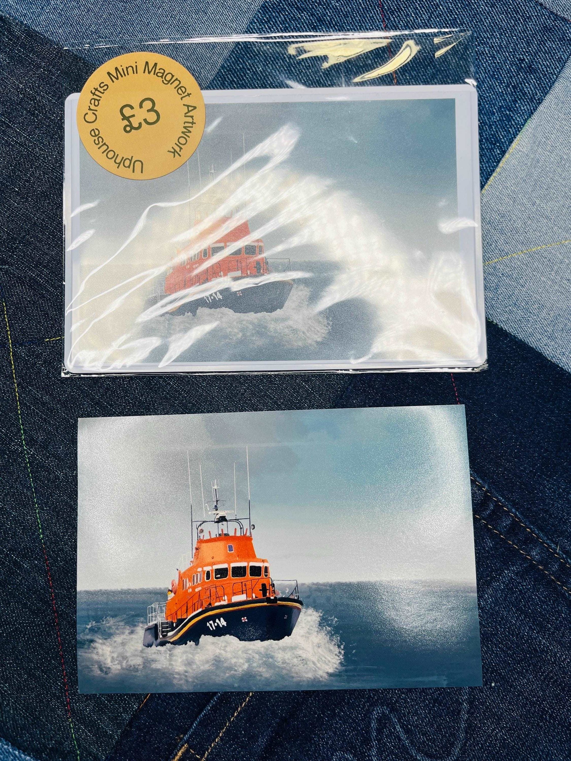 Lifeboat | Rescue Helicopter Fridge Magnet 4”x6” size