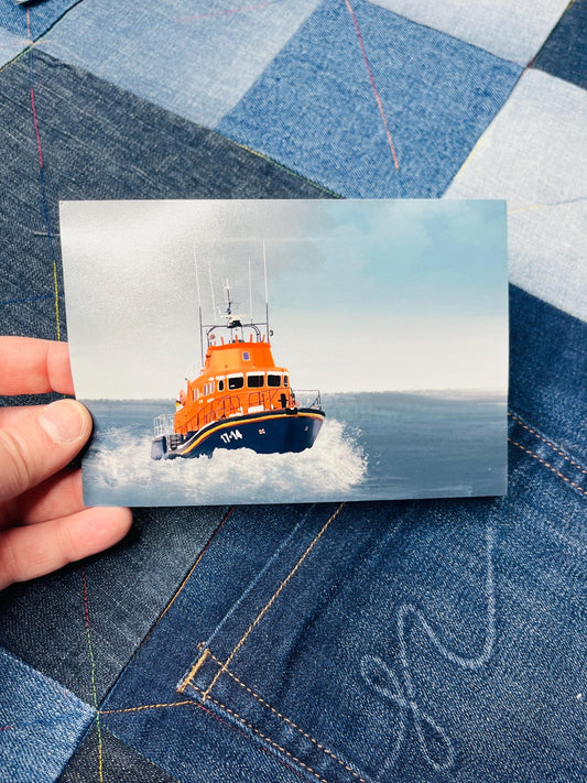 Lifeboat | Rescue Helicopter Fridge Magnet 4”x6” size - Uphouse Crafts