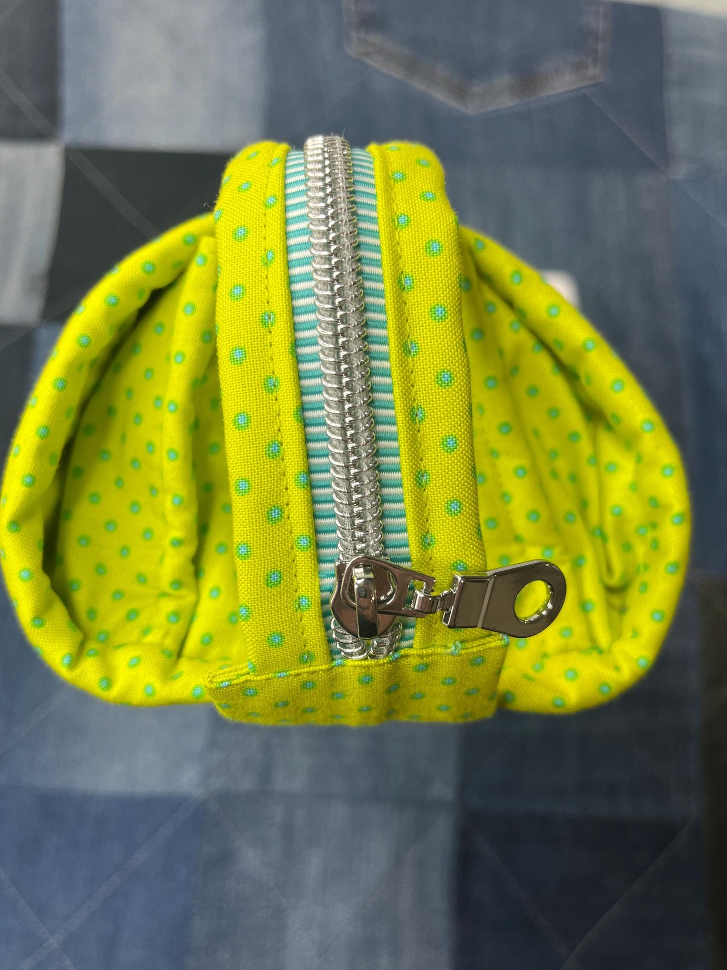 Lime Rainbow Selvedge Sew Together Bag - Uphouse Crafts