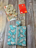 Mini Zip Pouch |Chickens