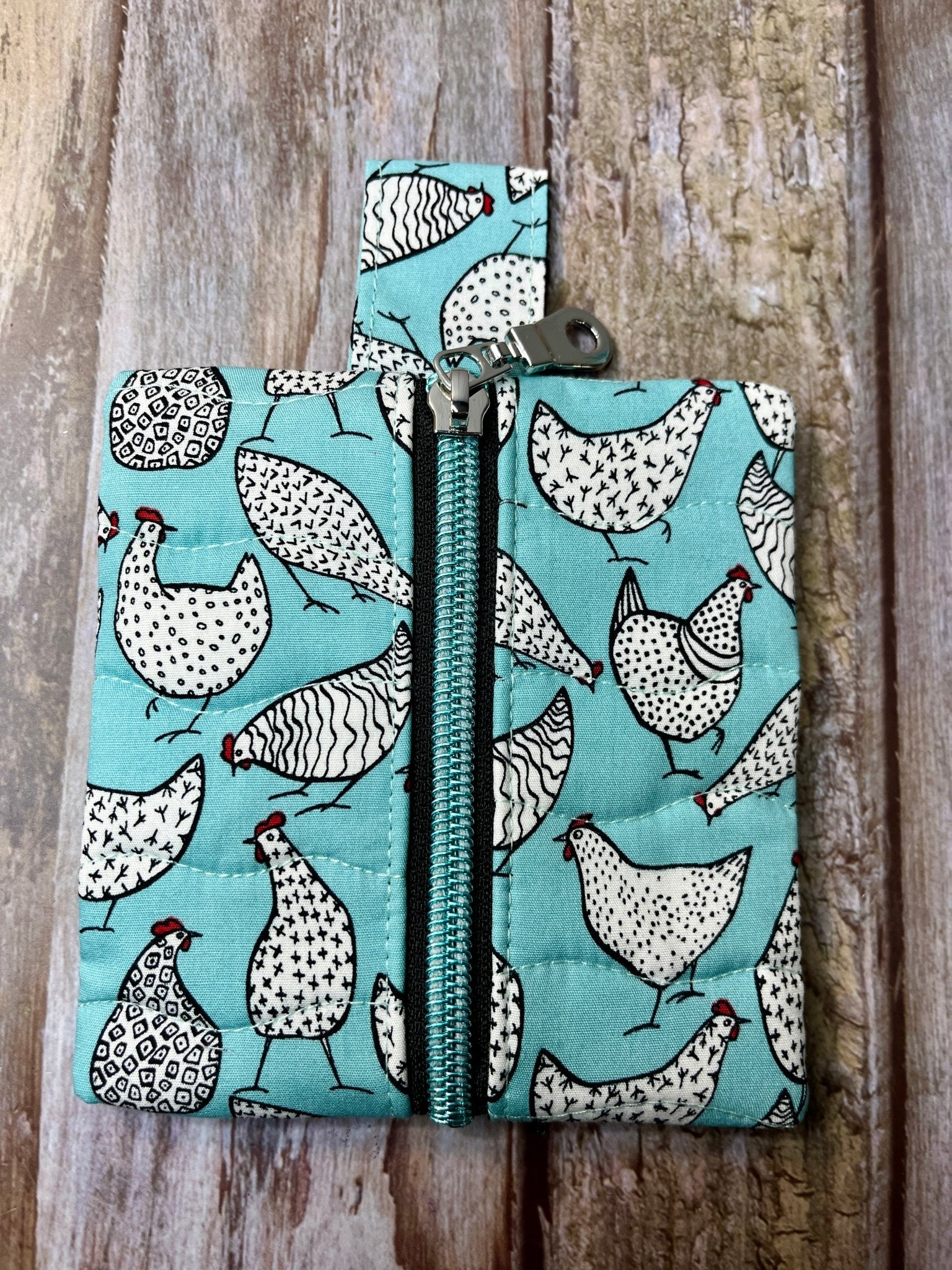 Mini Zip Pouch - Chickens - Uphouse Crafts