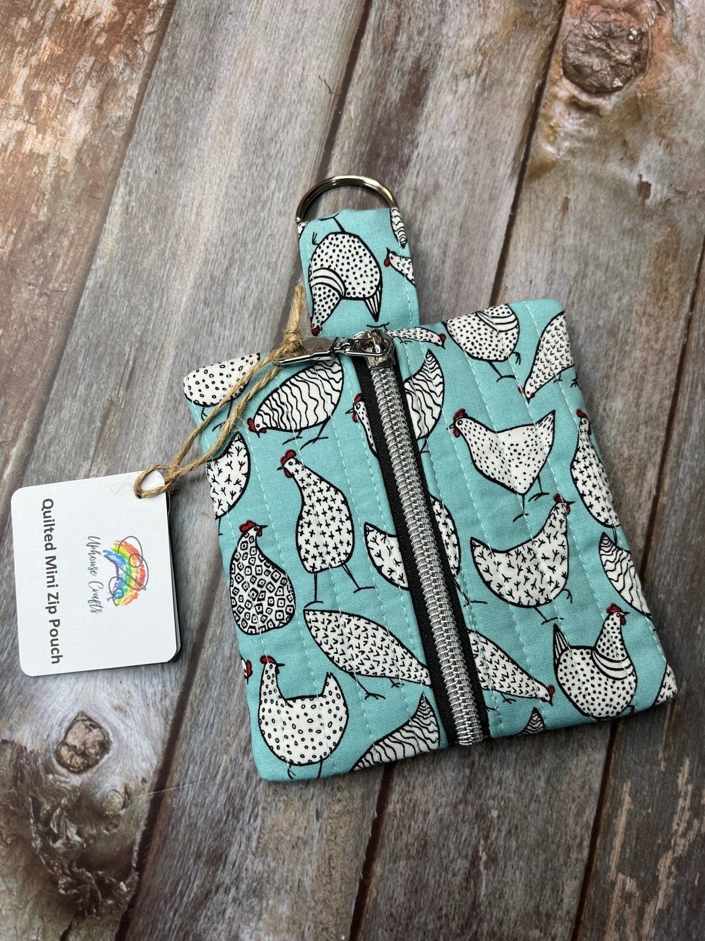 Mini Zip Pouch |Chickens