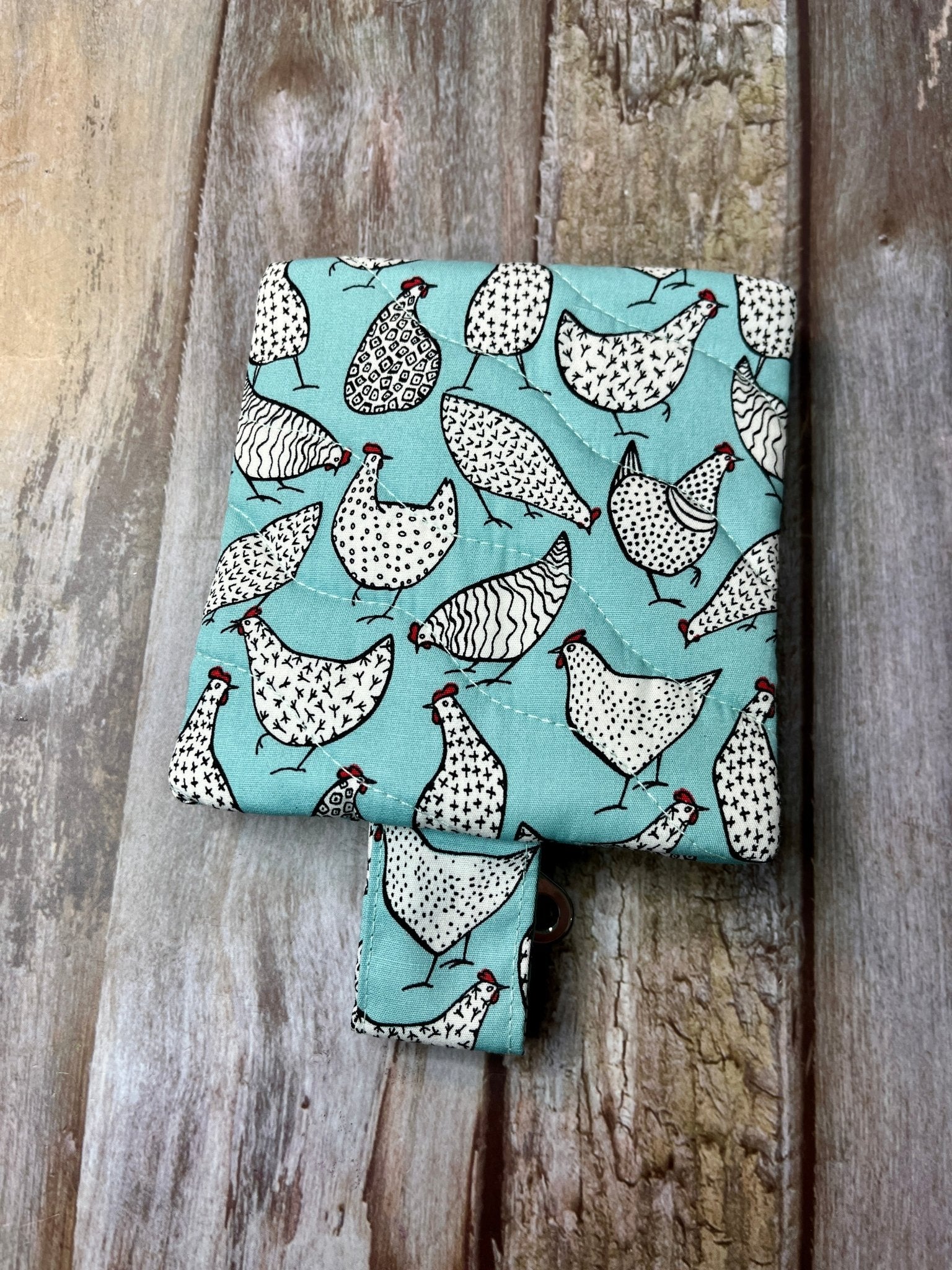 Mini Zip Pouch - Chickens - Uphouse Crafts