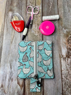 Mini Zip Pouch |Chickens