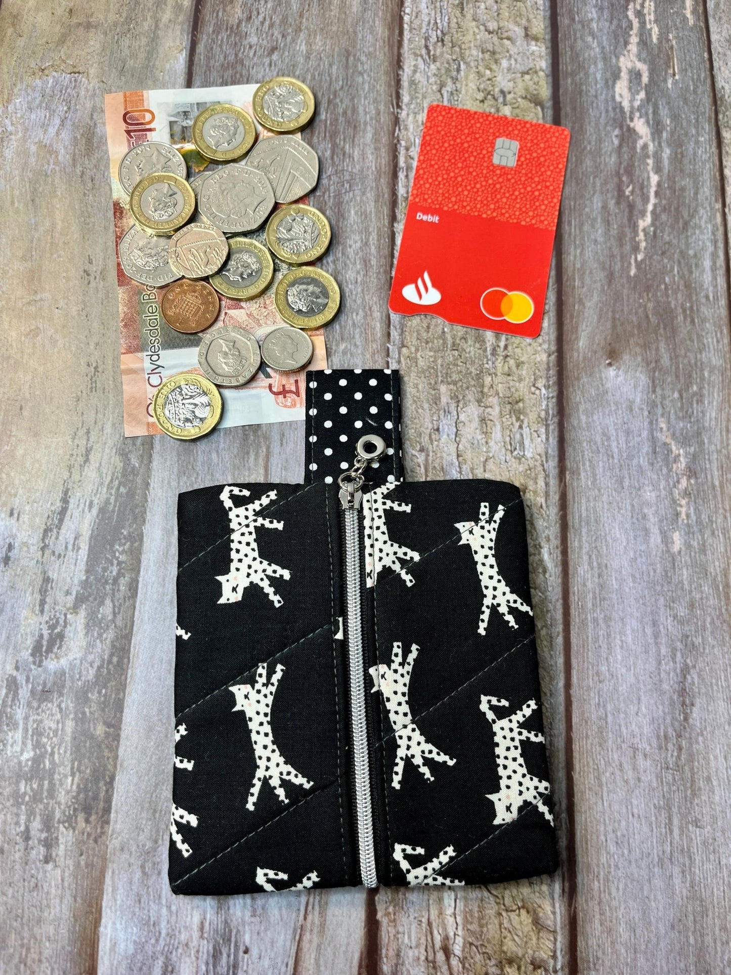 Mini Zip Pouch - Orca’s - Uphouse Crafts