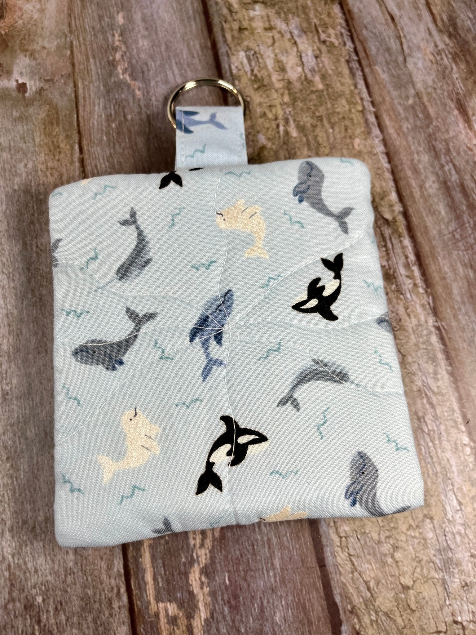 Mini Zip Pouch - Orca’s - Uphouse Crafts