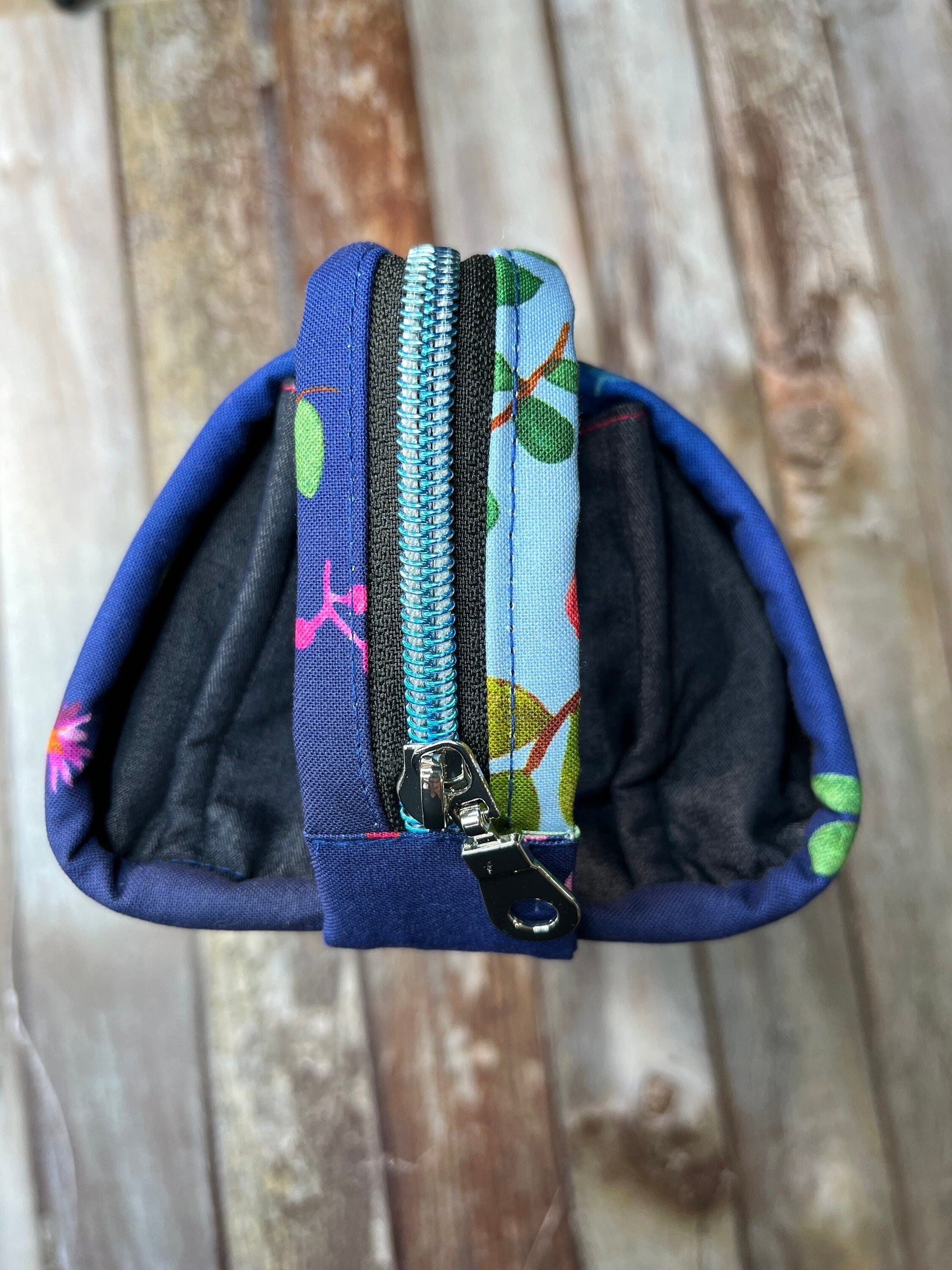 Navy Floral Sew Together Bag - Uphouse Crafts