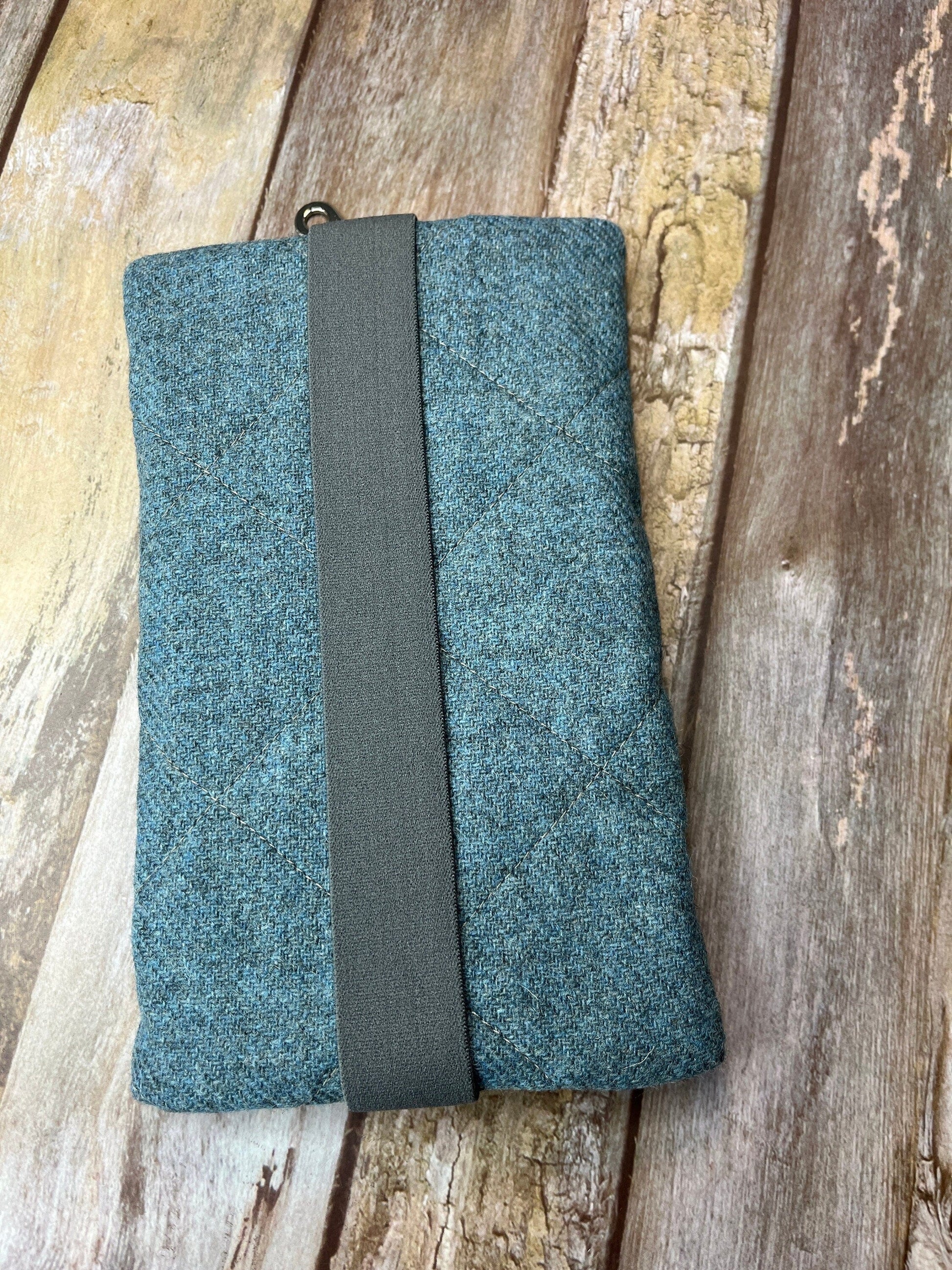 Notebook Pencil Case | Blue Tweed