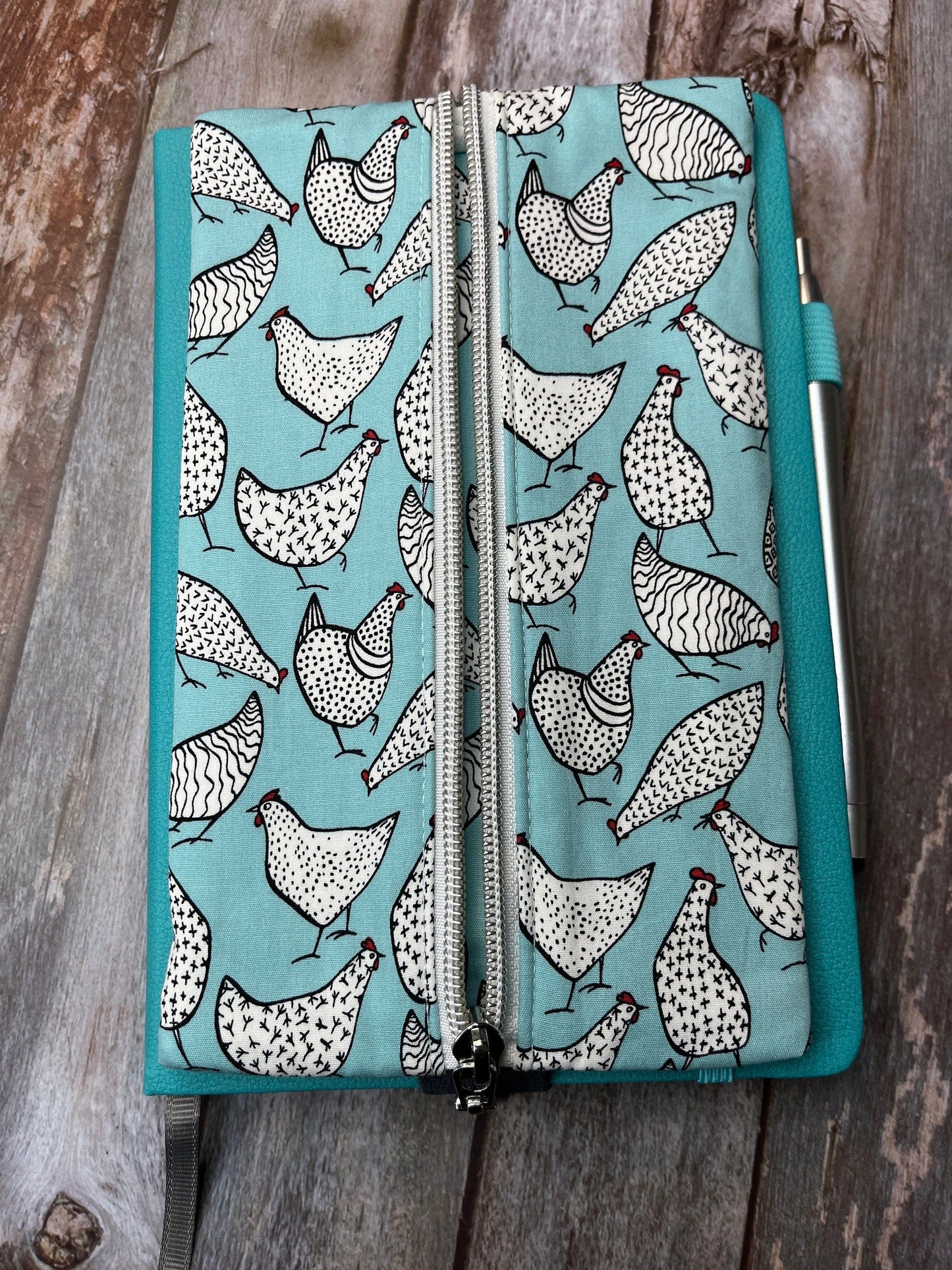 Notebook Pencil Case - Chicken