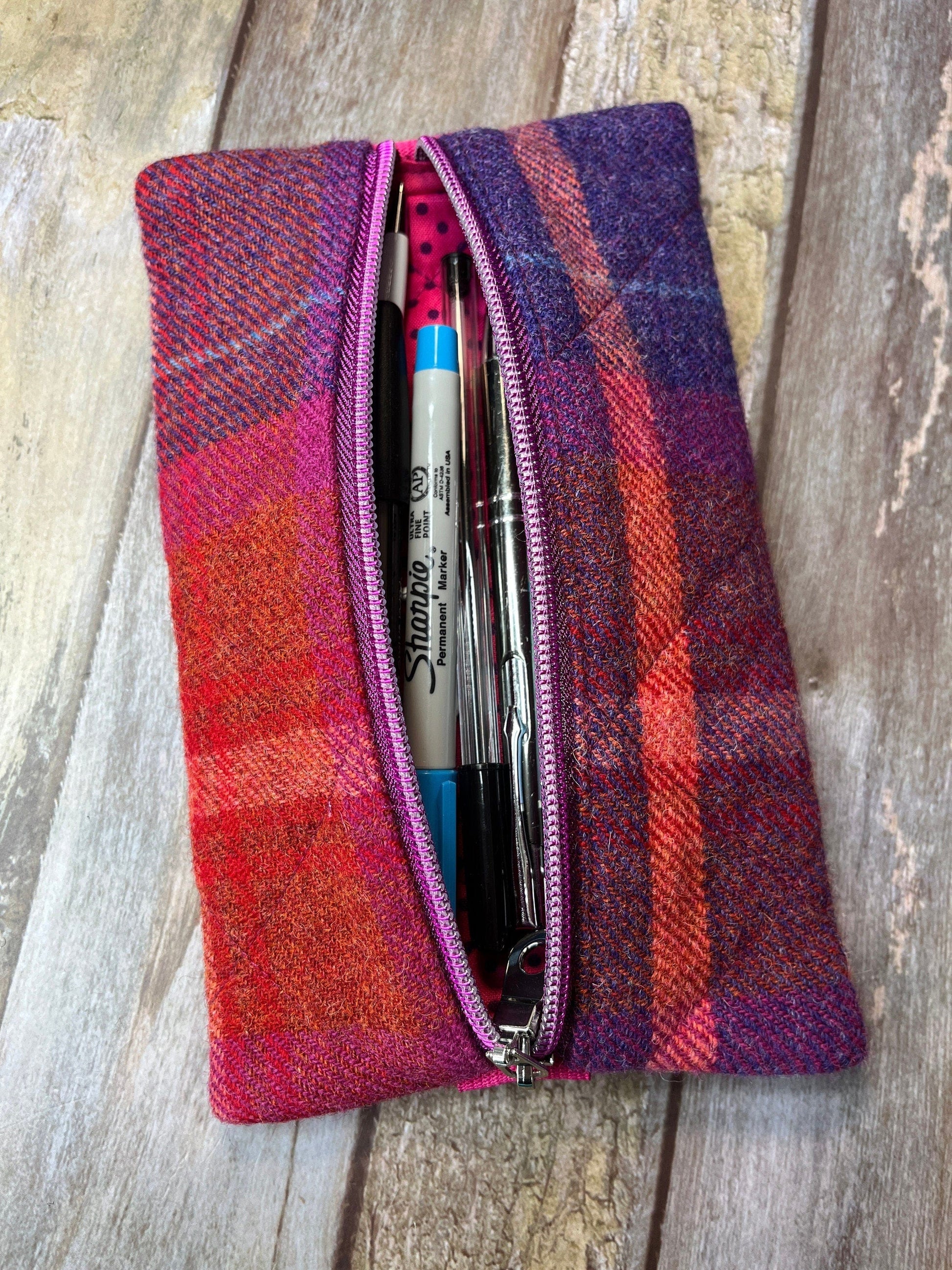 Notebook Pencil Case | Shetland Sunset Tweed