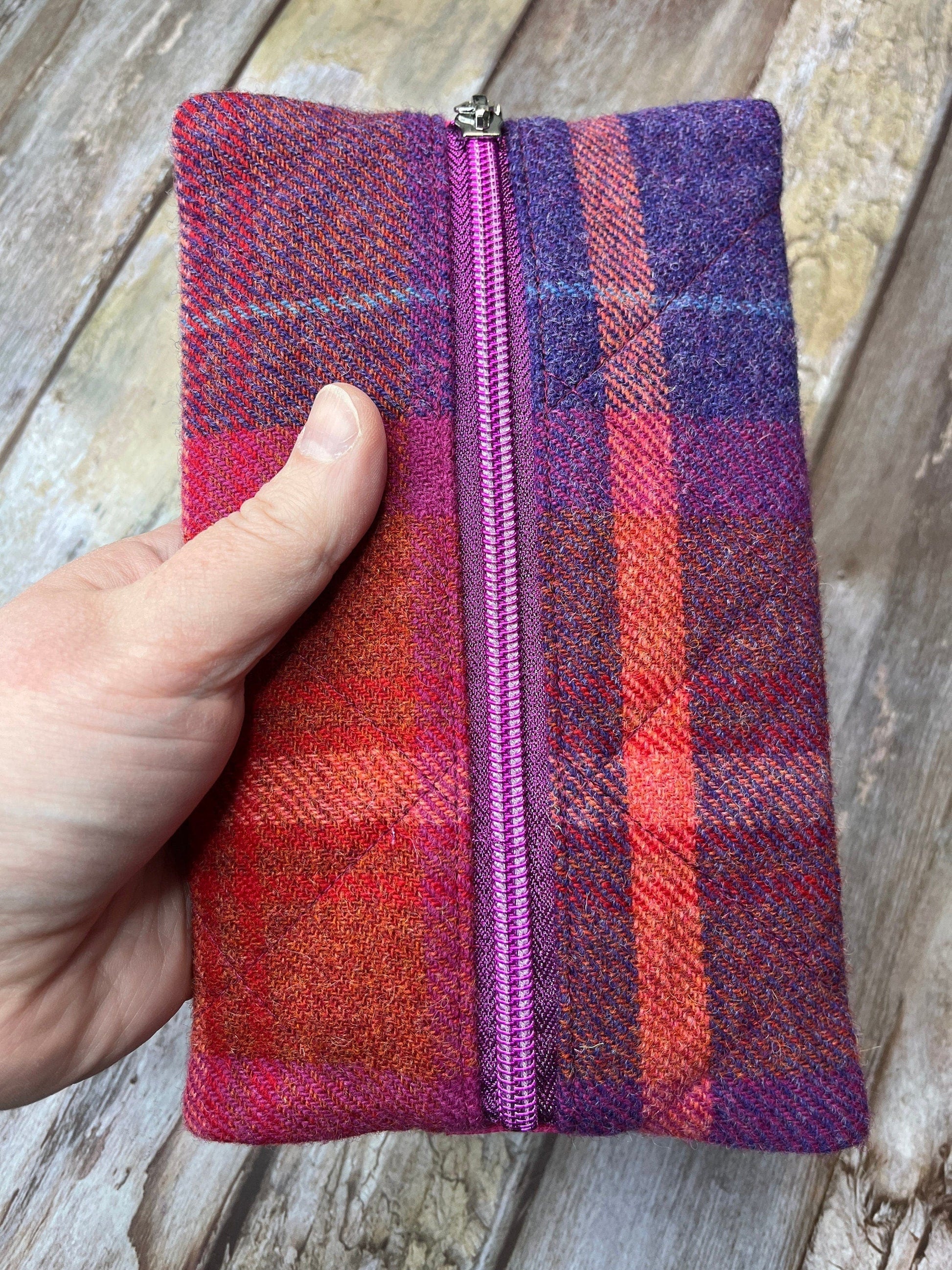 Notebook Pencil Case | Shetland Sunset Tweed