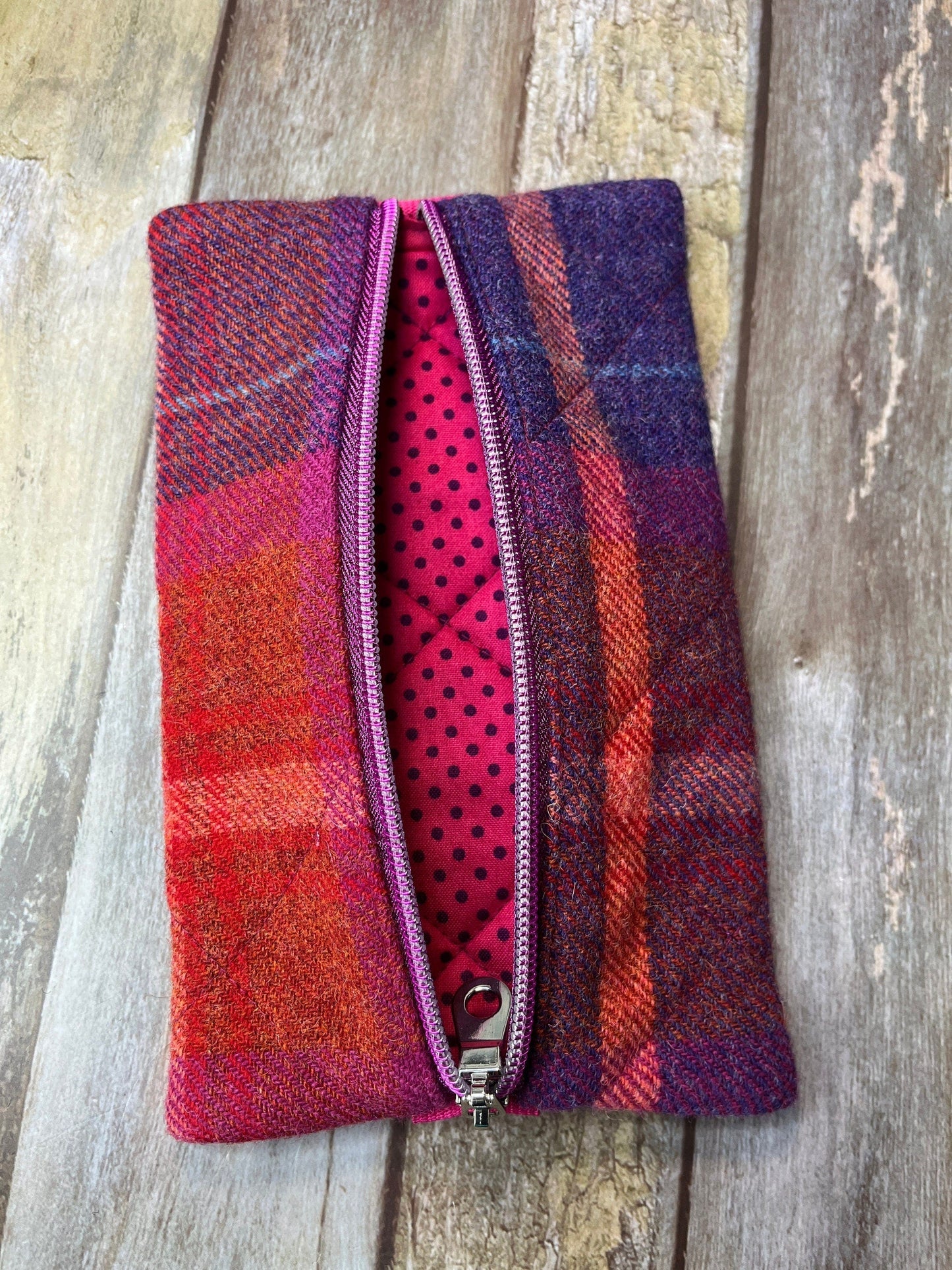 Notebook Pencil Case | Shetland Sunset Tweed