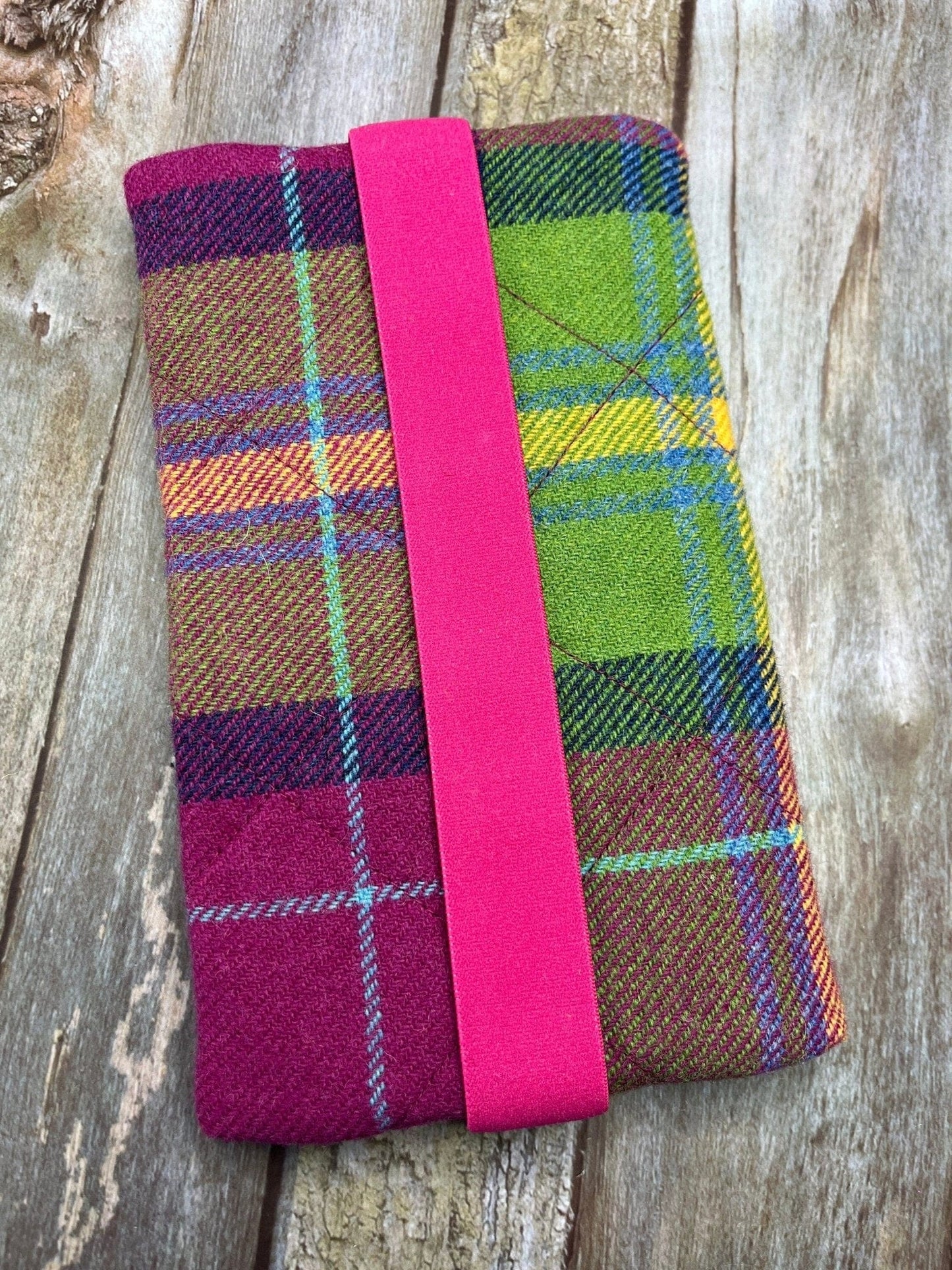 Notebook Pencil Case - Summer Heather Shetland Tweed