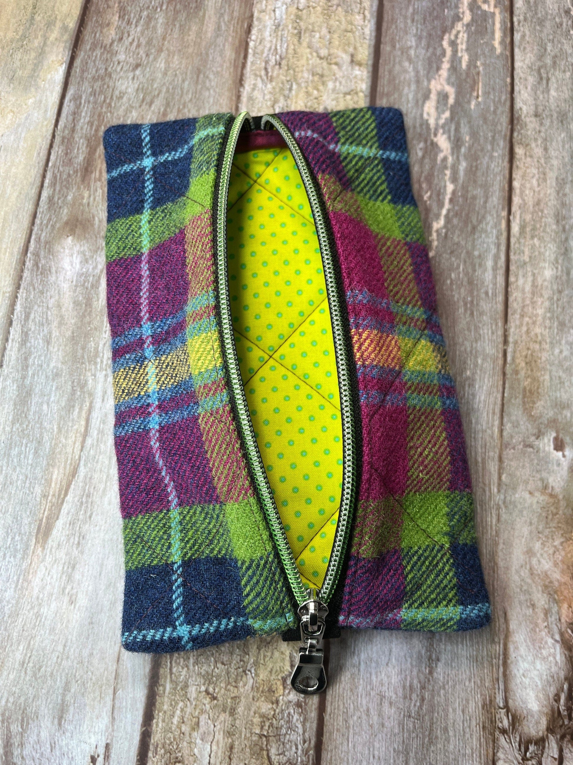 Notebook Pencil Case | Summer Winters Night Tweed