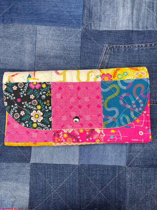 Patchwork Knitting Needle Case & Zip Pouch - Uphouse Crafts