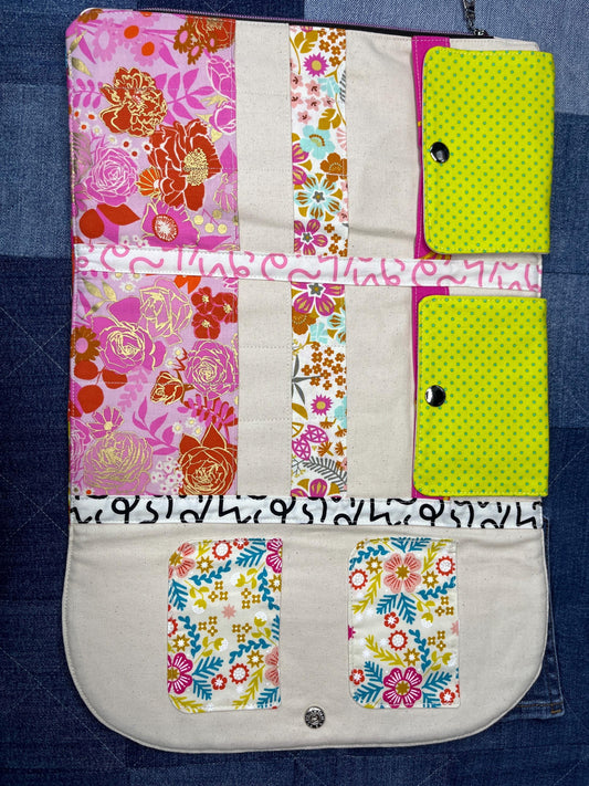 Patchwork Knitting Needle Case & Zip Pouch - Uphouse Crafts