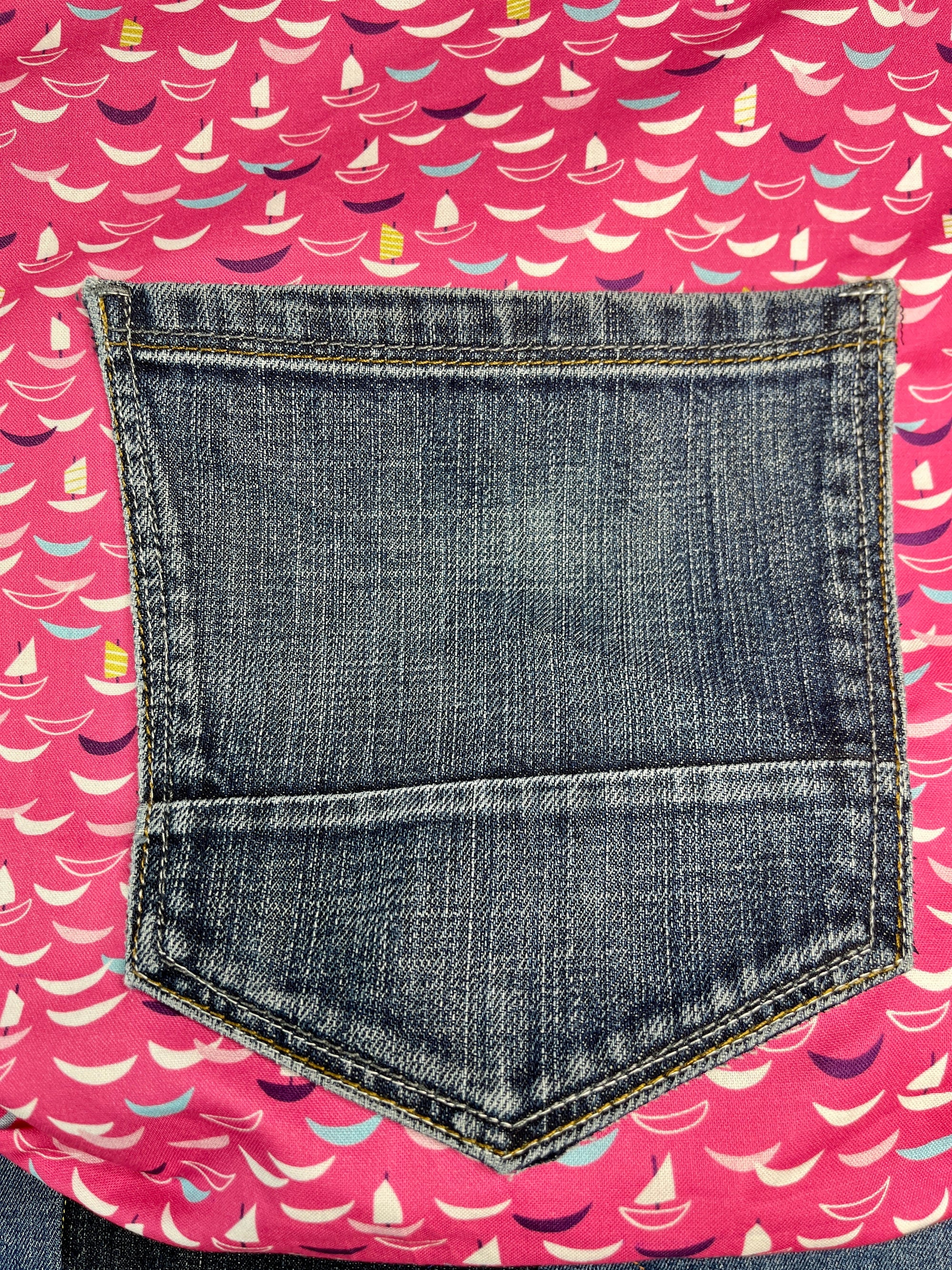 Patchwork Selvedge Roll Top Tote Bag - Uphouse Crafts