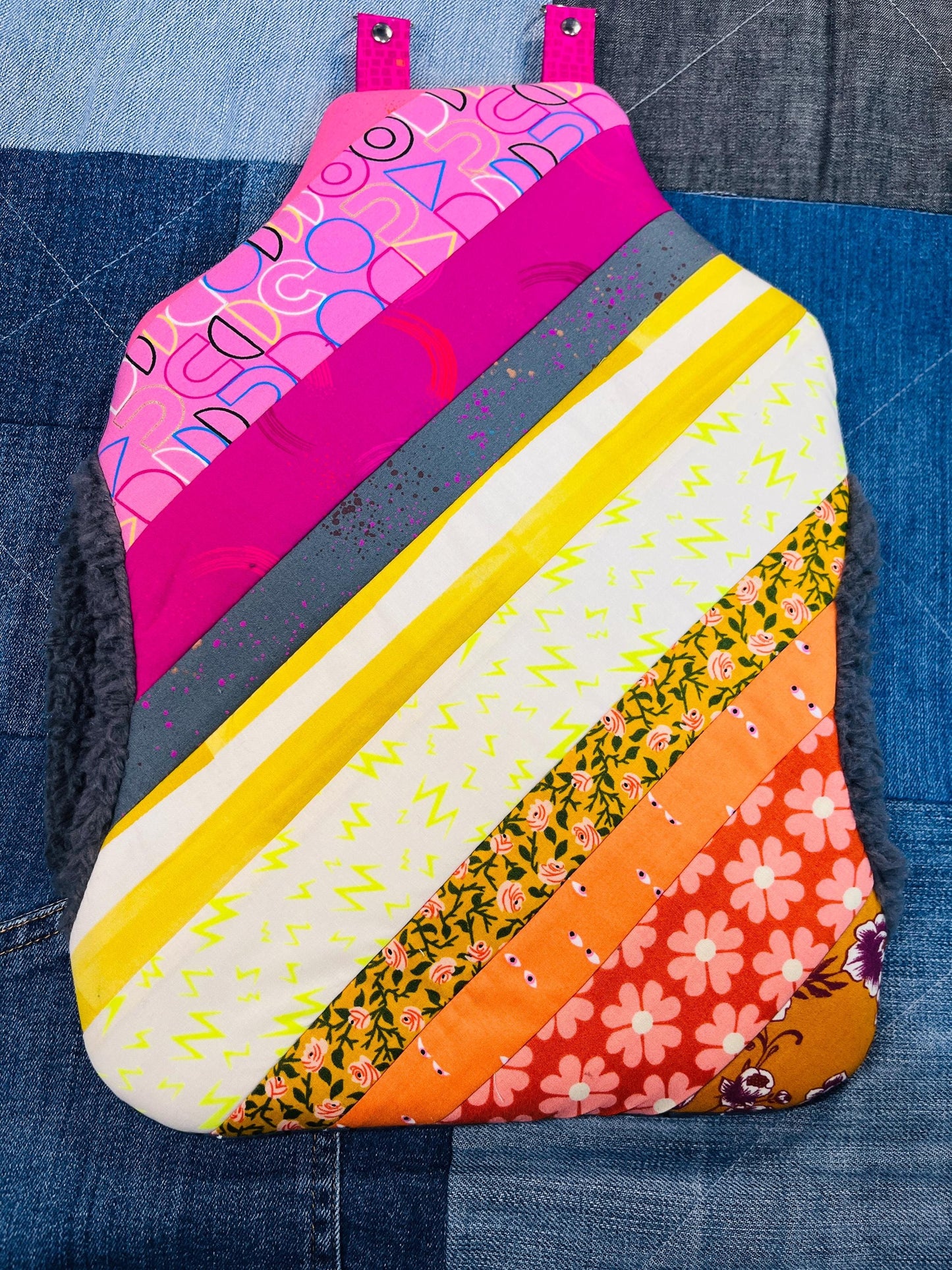 Patchwork Wearable Hot Water Bottle Cover - Uphouse Crafts