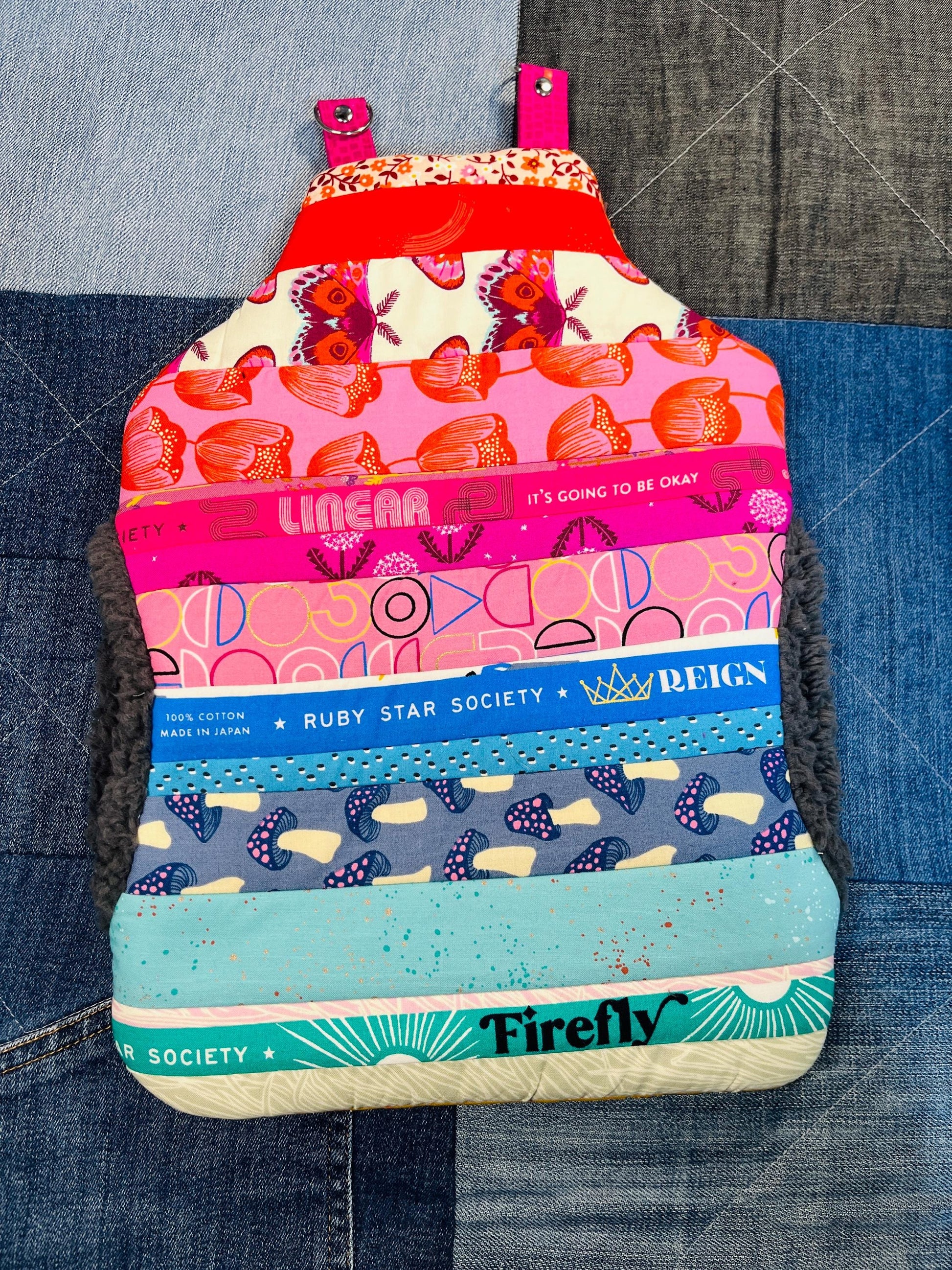 Patchwork Wearable Hot Water Bottle Cover - Uphouse Crafts