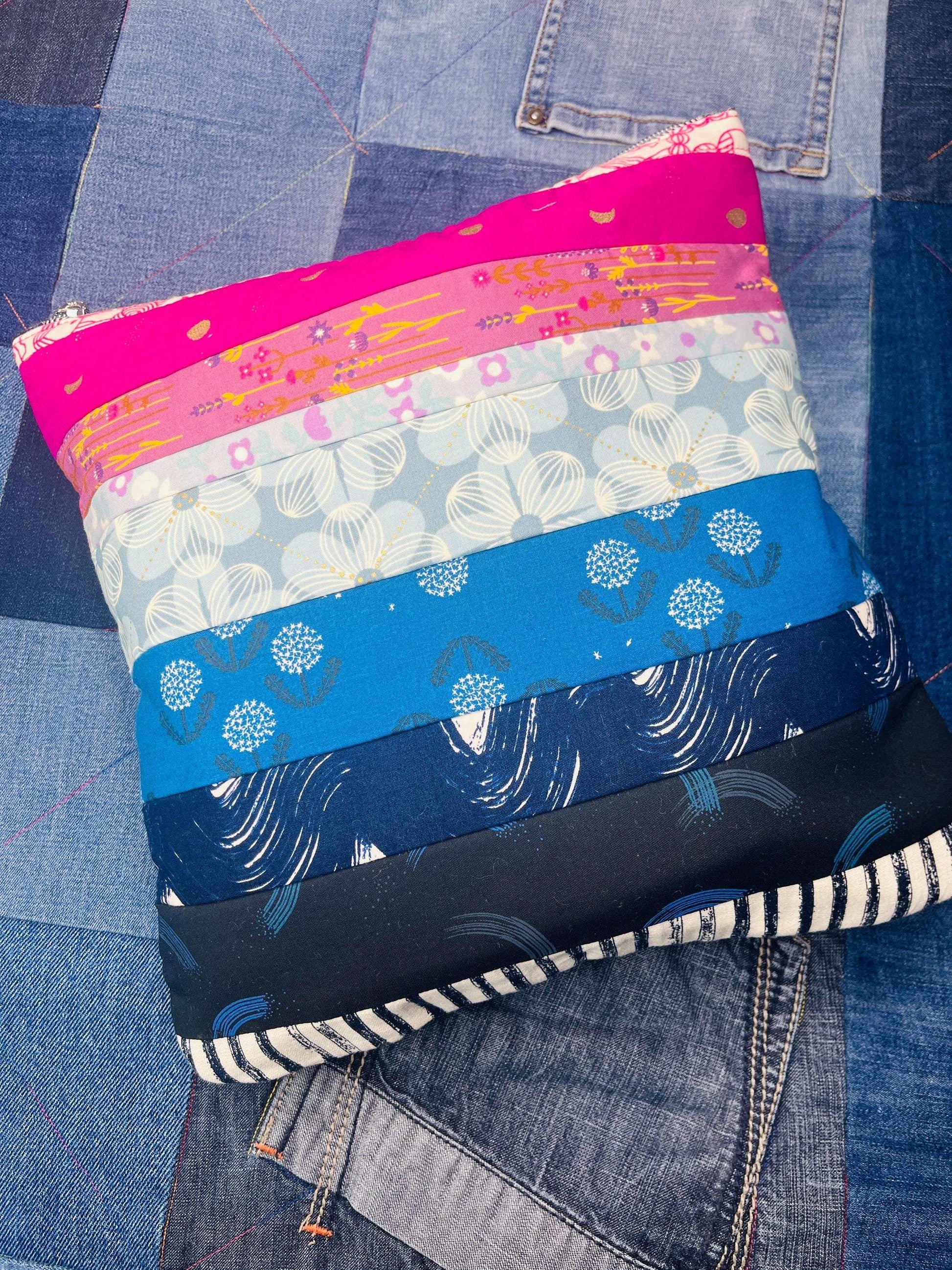 Penguin Rainbow Ombré Project Zip Pouch