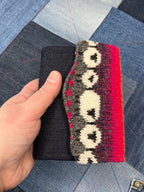 Pink Grey Sheep Wool Purse - Uphouse Crafts