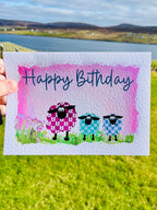 Puffin Greetings Card | Sheep Mothers Day Card | Personalise your card - Uphouse Crafts